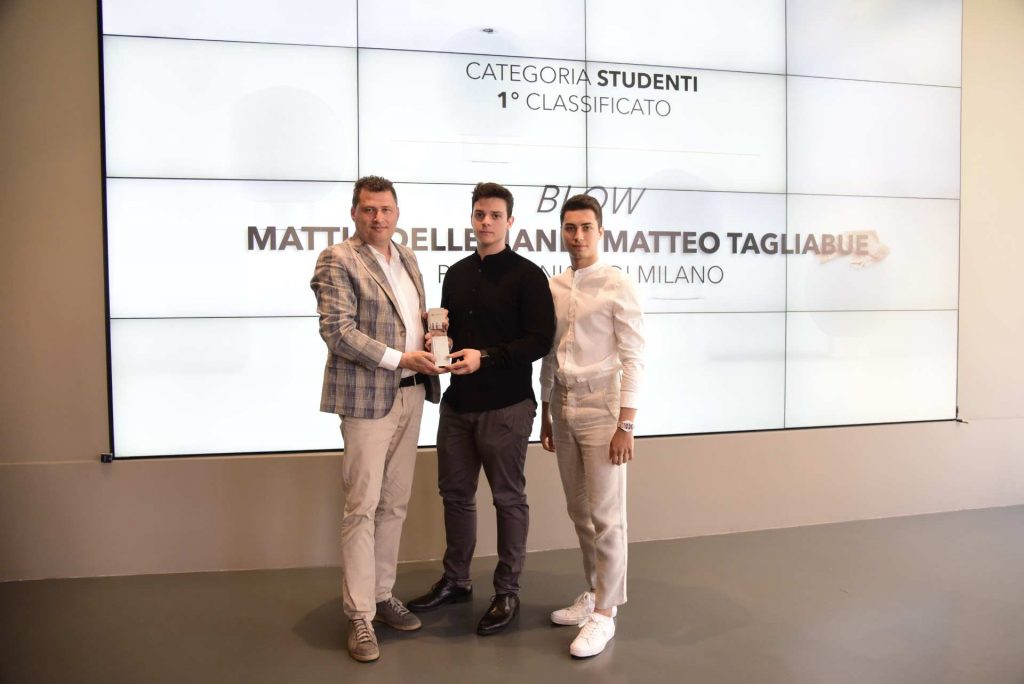 Design Warm Contest 1° cat. Studenti Blow Mattia Dellepiane, Matteo Tagliabue